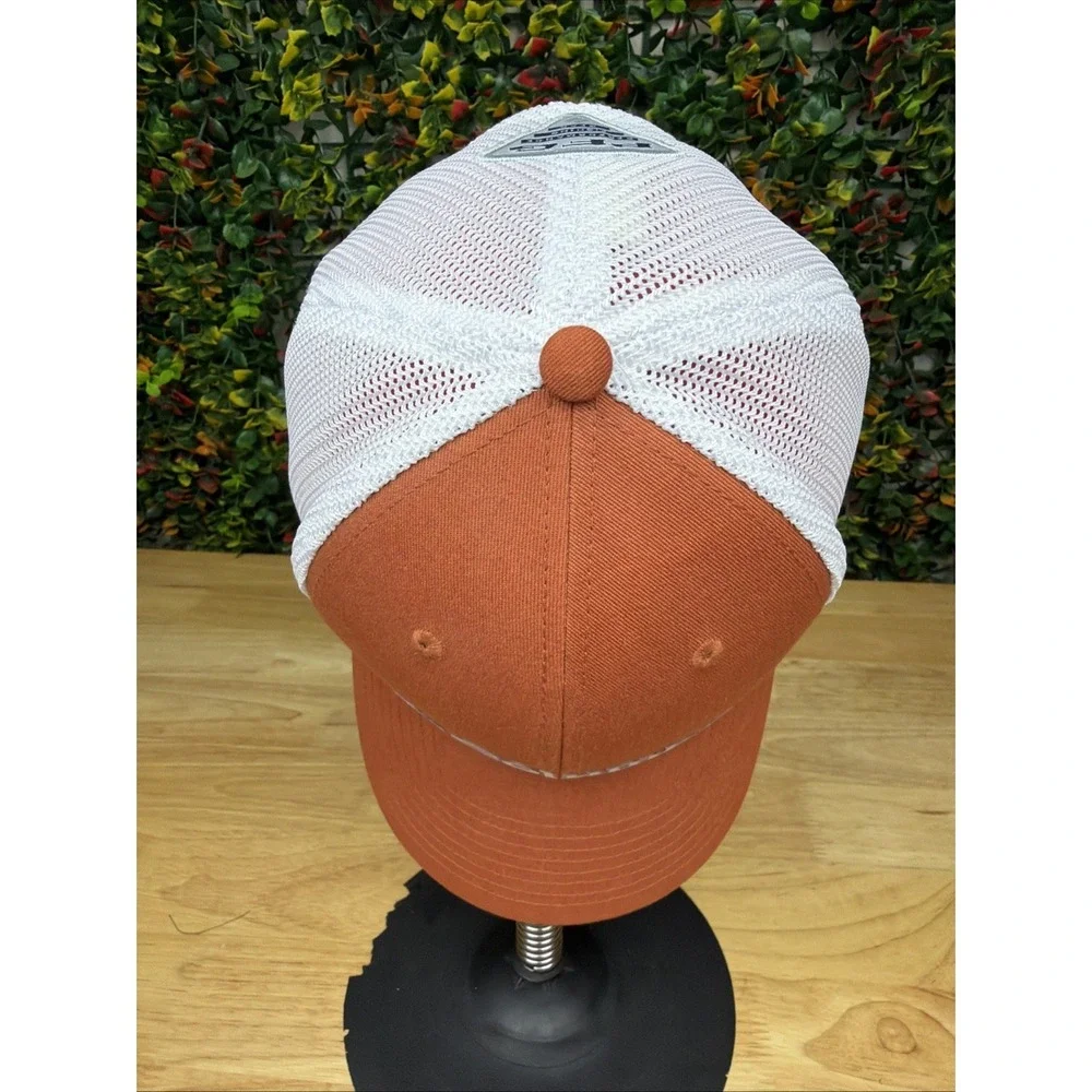Texas Longhorns UT Columbia PFG Orange Fishing FlexFit‎ 110 Hat Cap L/XL NCAA